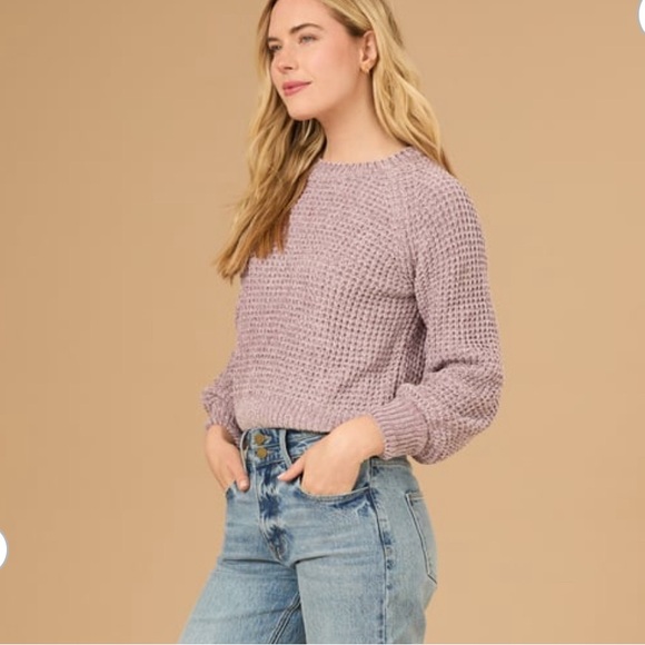 Cropped Sweater Altar’d State Robyn - Chenille - Picture 4 of 10